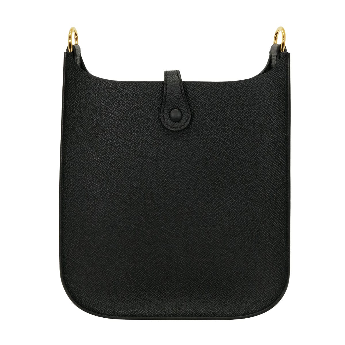 HERMES Shoulder bag Evelyne 16 TPM Sellier Noir (Black) Veau Epsom Gold HW Stamp K[EXCELLENT][Authentic]