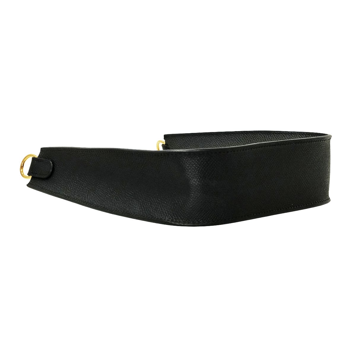 HERMES Shoulder bag Evelyne 16 TPM Sellier Noir (Black) Veau Epsom Gold HW Stamp K[EXCELLENT][Authentic]