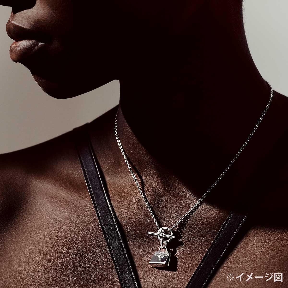 [Pre-loved] HERMES necklace Amulettes Kelly Silver Silver925 (SV925 Ag925)[LIKE NEW][Authentic]
