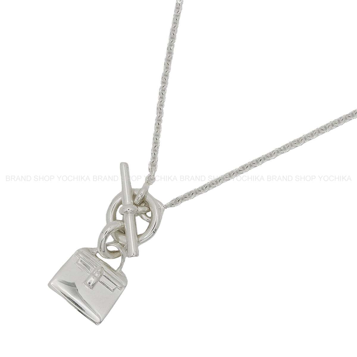[Pre-loved] HERMES necklace Amulettes Kelly Silver Silver925 (SV925 Ag925)[LIKE NEW][Authentic]