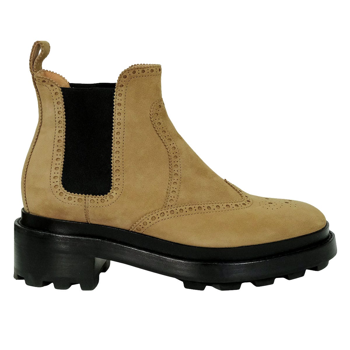 [Pre-loved] HERMES boots Ladies short Legacy Side gore Soldes Beige Suede 38 FA222004Z3852207[LIKE NEW][Authentic]