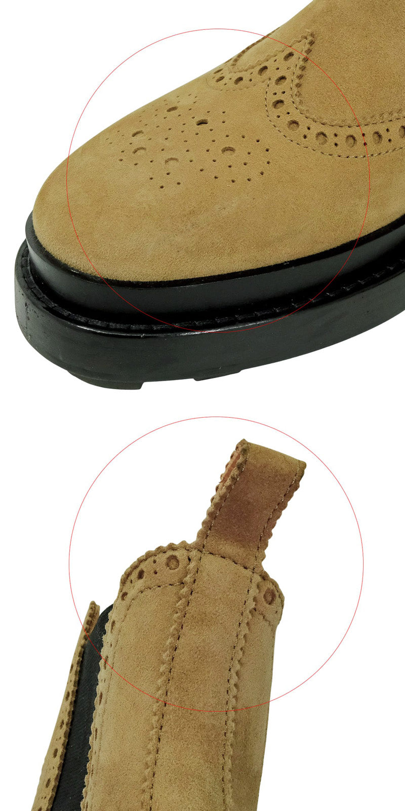 [Pre-loved] HERMES boots Ladies short Legacy Side gore Soldes Beige Suede 38 FA222004Z3852207[LIKE NEW][Authentic]