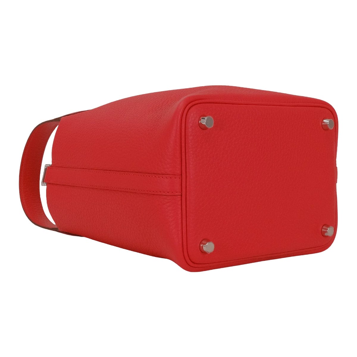 HERMES Handbag Picotin Lock 18 PM Rouge Radieux Taurillon Clemence Silver HW Stamp K[BRAND NEW][Authentic]