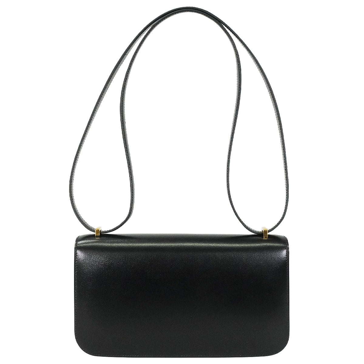 HERMES Shoulder bag Constance Elan Miroir Noir (Black) Box Calf Gold HW Stamp W[EXCELLENT][Authentic]