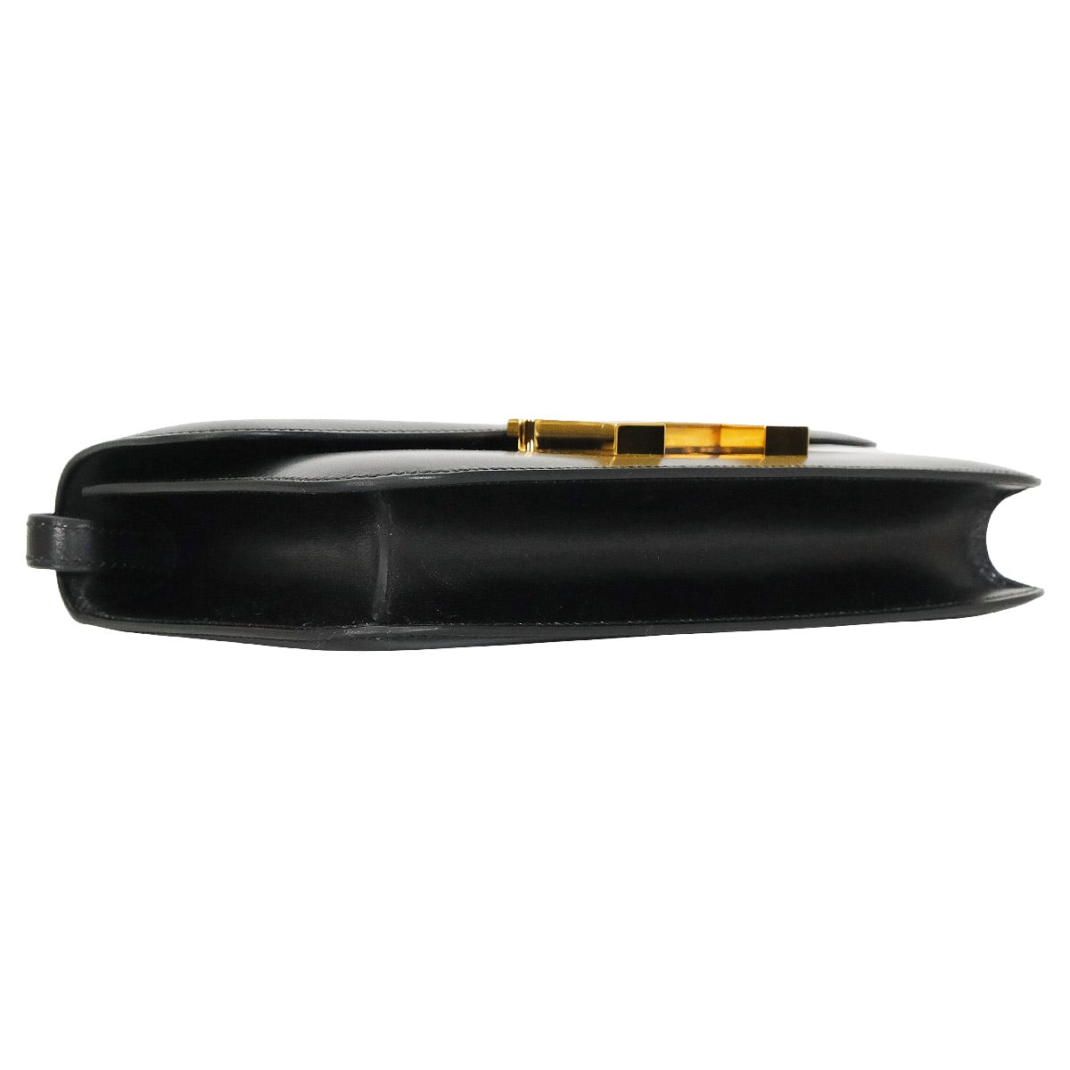 HERMES Shoulder bag Constance Elan Miroir Noir (Black) Box Calf Gold HW Stamp W[EXCELLENT][Authentic]
