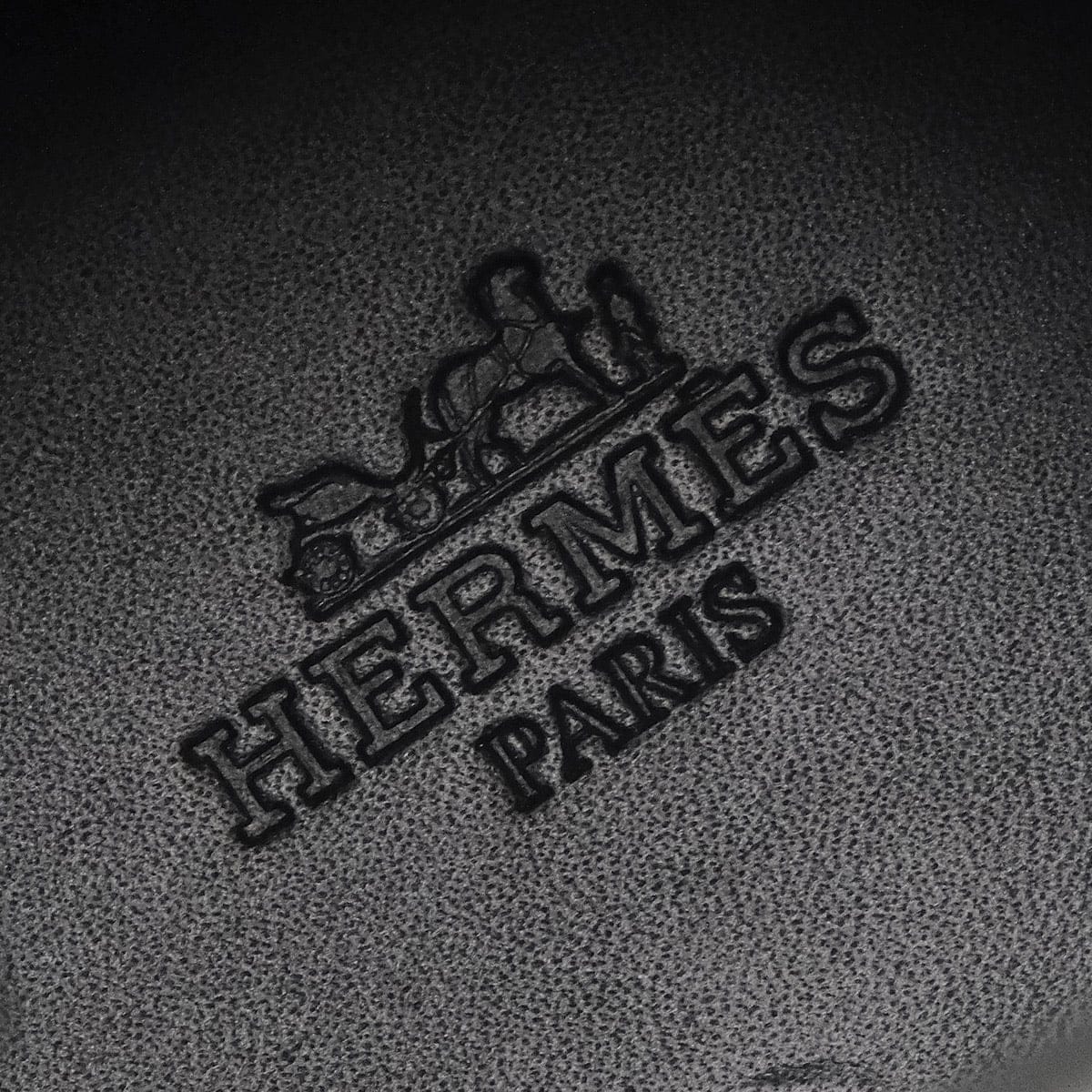 HERMES boots Short boots Legacy Wingtip H Lift Motif Noir (Black) Veau Toscan 38[BRAND NEW][Authentic]