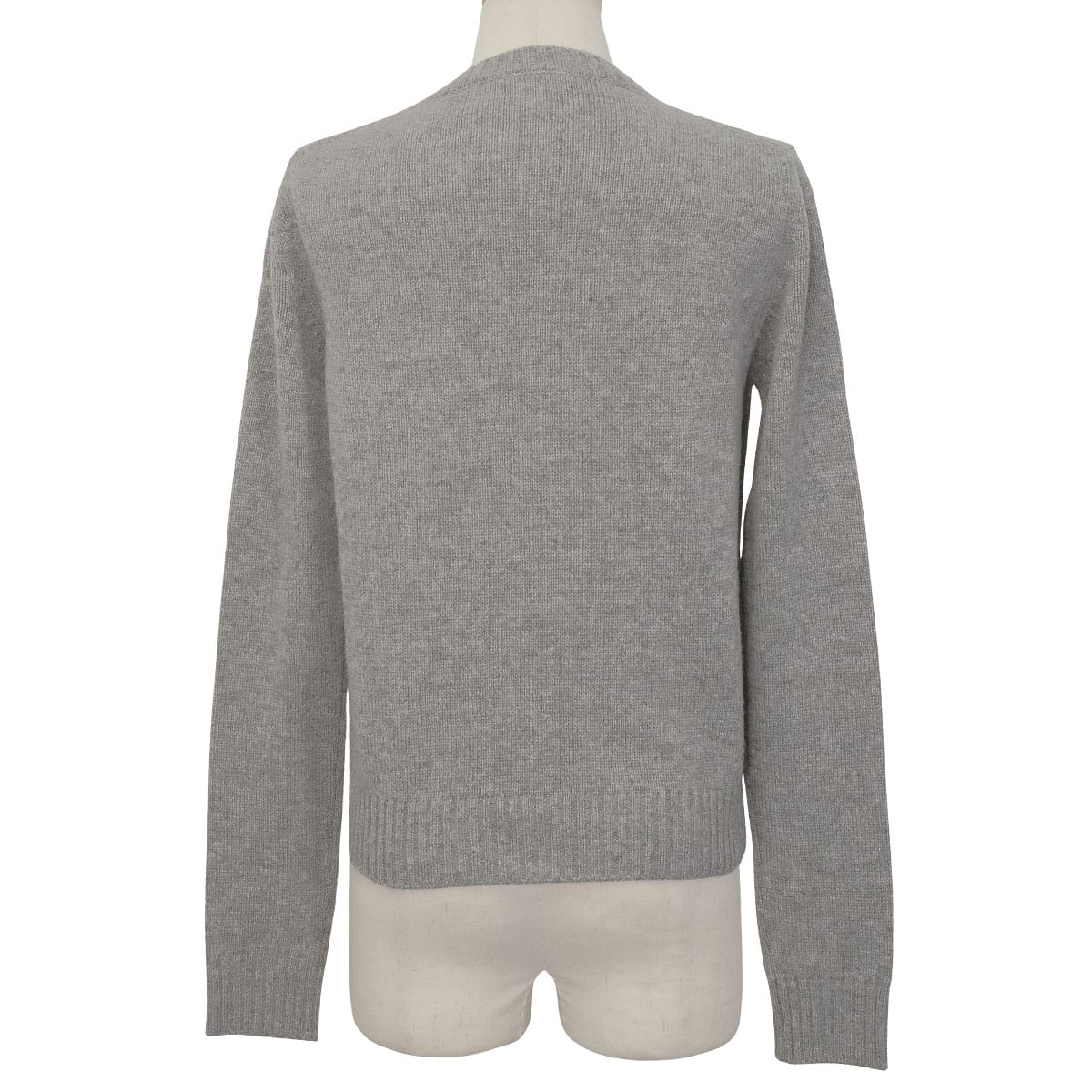 2026 Spring/Summer Dior Knit Sweater No Dior, No Dietrich Embroidery Grey Cashmere #36 624S57A0E48[BRAND NEW][Authentic]