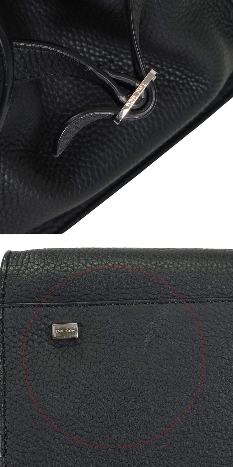 [Pre-loved] The Row Handbag Soft Margaux 10 Noir (Black) Calfskin Silver HW W1190L133BLPL[LIKE NEW][Authentic]