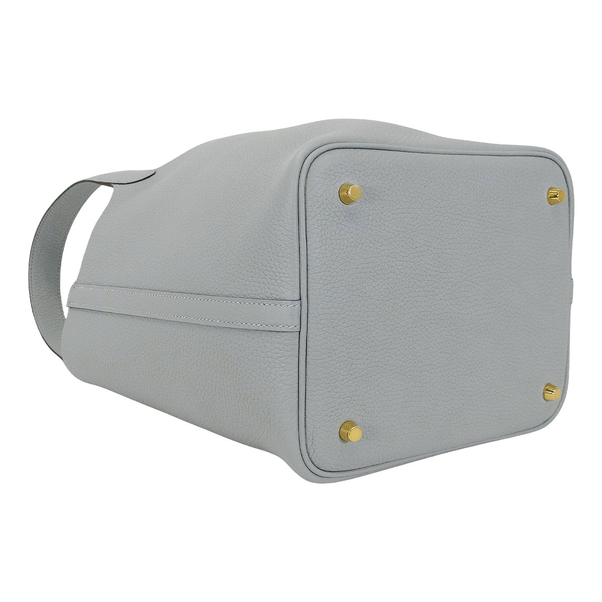 HERMES Handbag Picotin Lock 22 MM Gris Pantin Taurillon Clemence Gold HW Stamp K[BRAND NEW][Authentic]