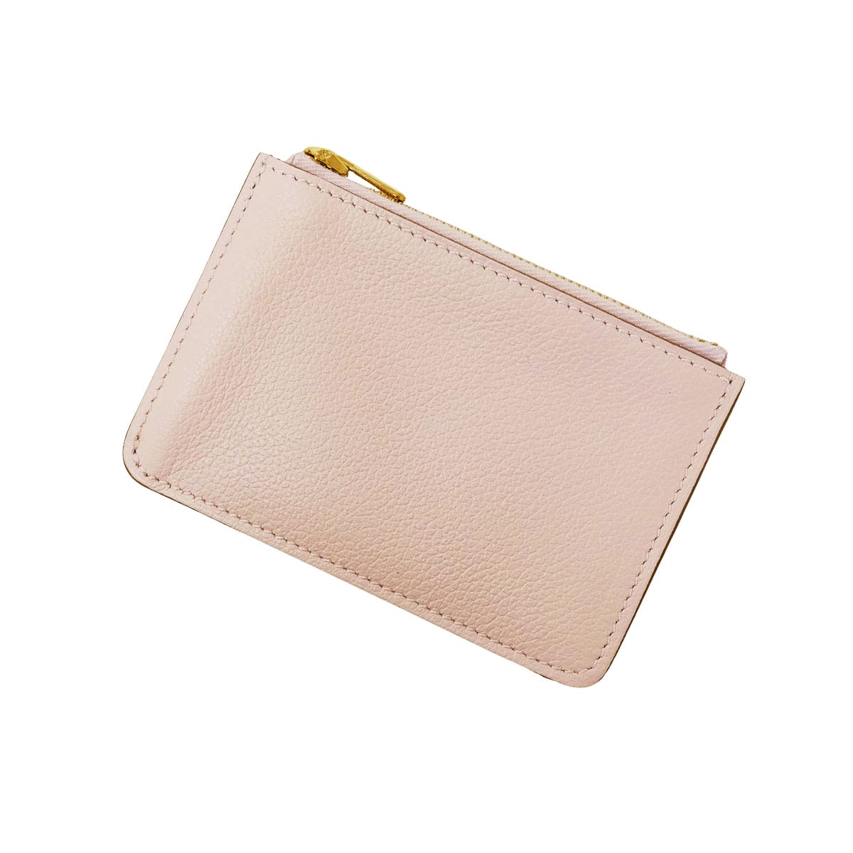 HERMES Bi-fold wallet Roulis Slim Bicolor Vert Rousseau/Mauve Pale Evercolor Gold HW Stamp B[EXCELLENT][Authentic]
