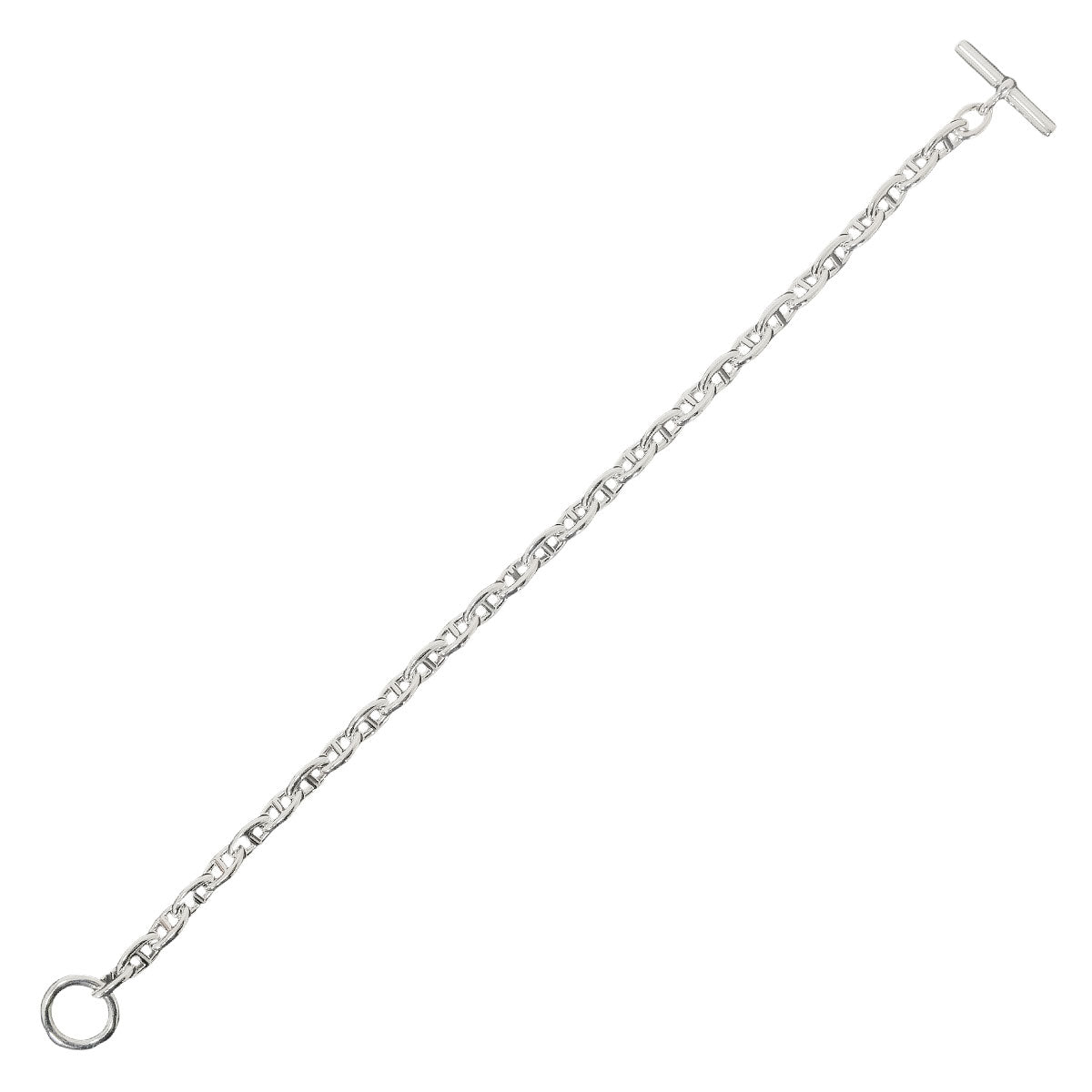 HERMES bracelet Chaine D'ancre TPM 30 Links Silver925 (SV925 Ag925)[EXCELLENT][Authentic]