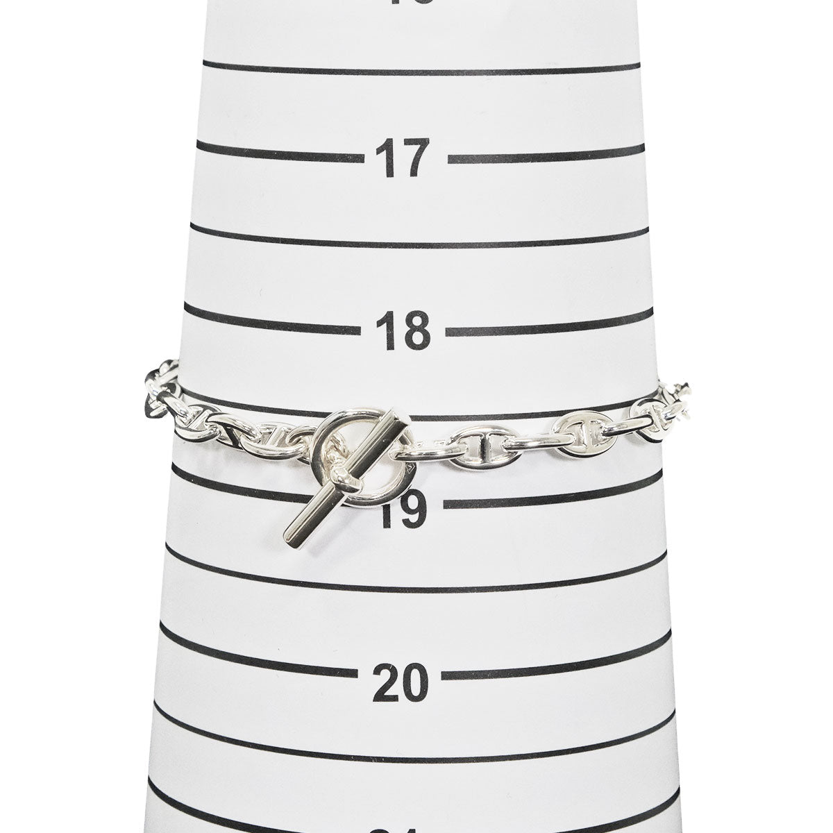 HERMES bracelet Chaine D'ancre TPM 30 Links Silver925 (SV925 Ag925)[EXCELLENT][Authentic]