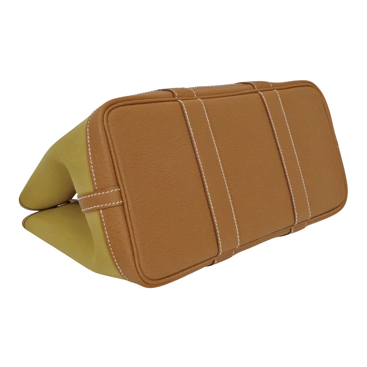 HERMES tote bag Garden Party 30 TPM Toile Militaire/Veau Negonda Silver HW Stamp Z[EXCELLENT][Authentic]