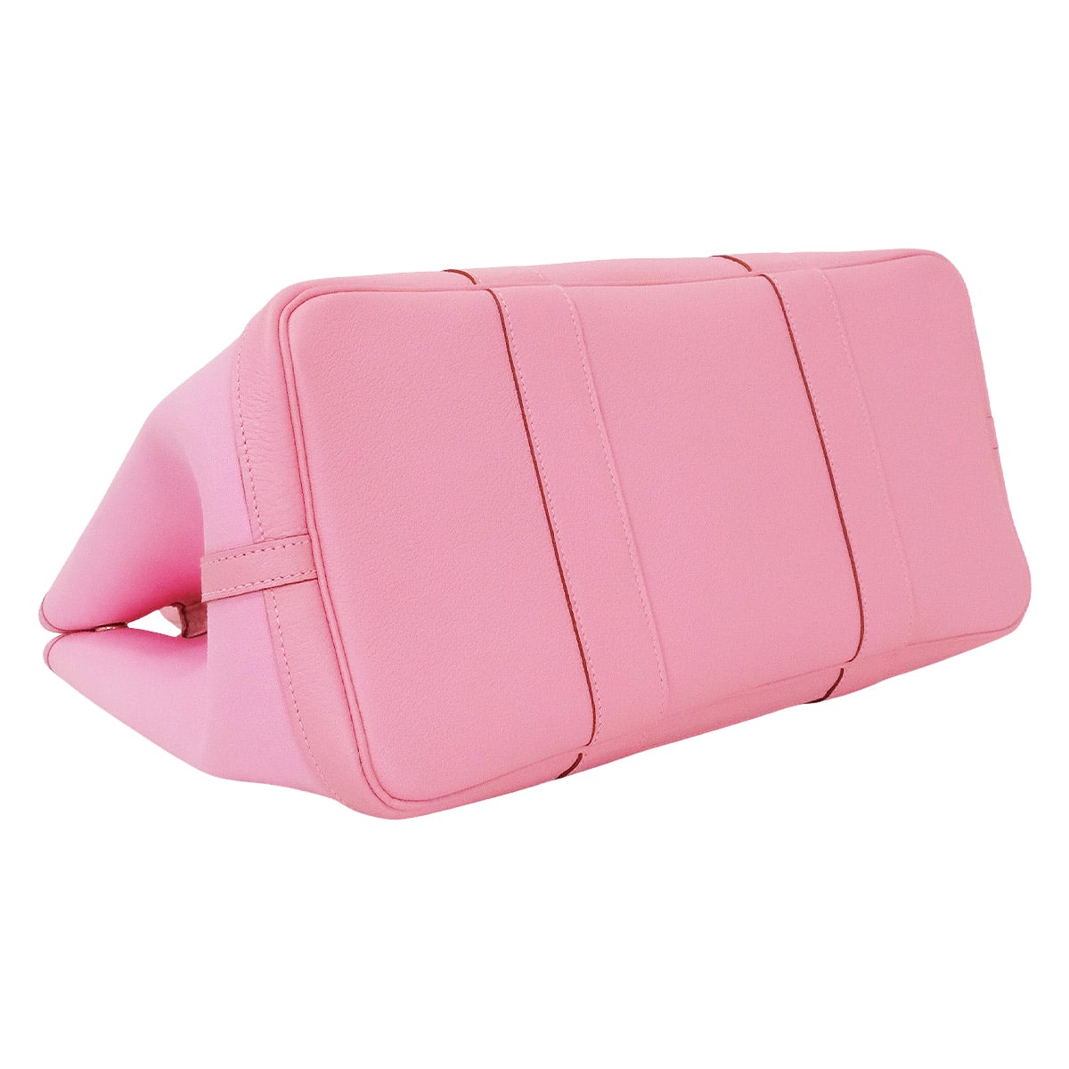 HERMES tote bag Garden Party 36 PM Pink Toile officier/Buffle Skipper Silver HW Stamp □N[ALMOST NEW][Authentic]