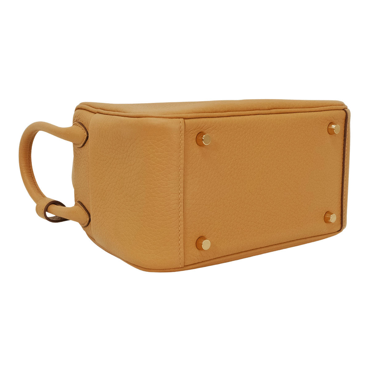 HERMES Shoulder bag Lindy mini 20 Biscuit Taurillon Clemence Gold HW Stamp K[BRAND NEW][Authentic]