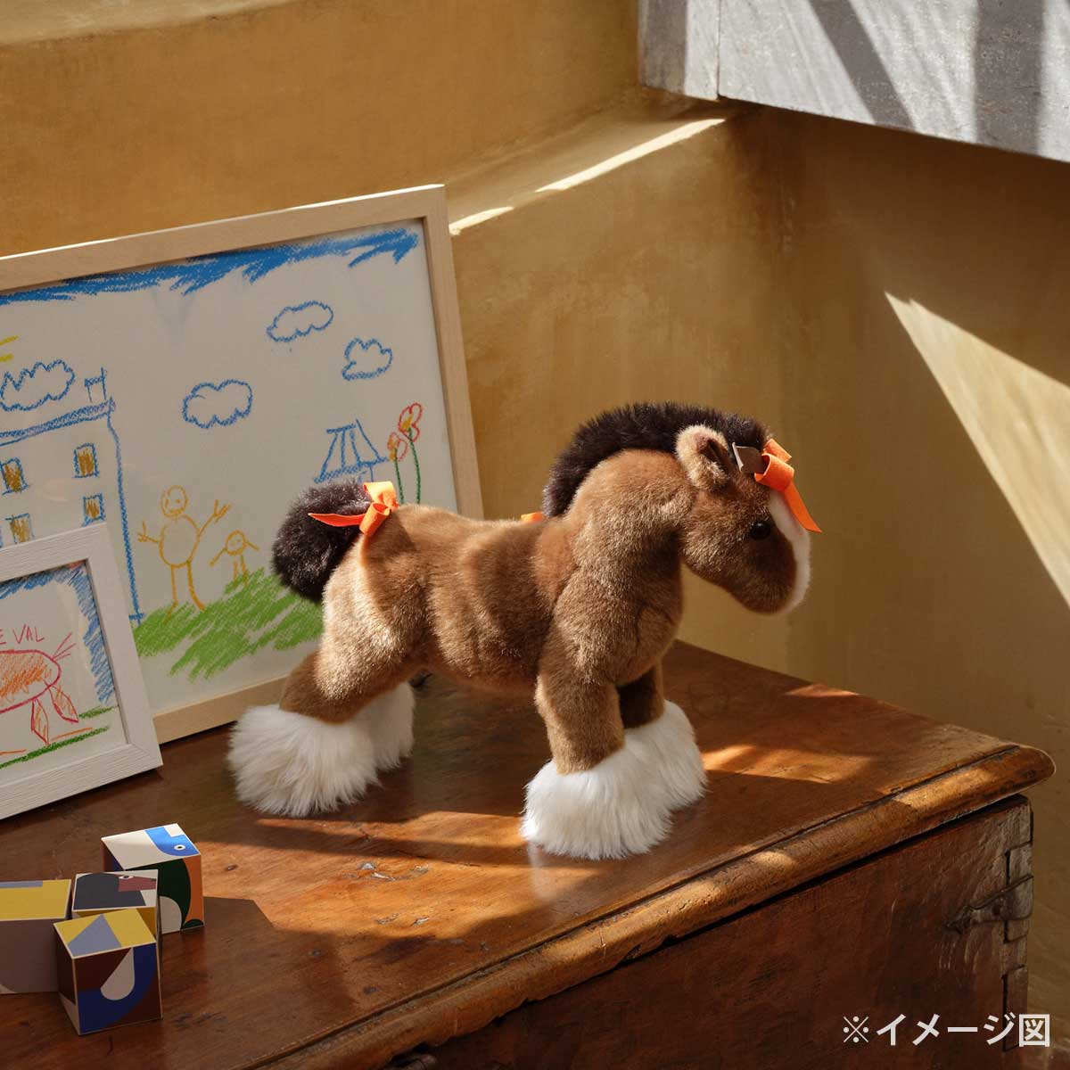 HERMES stuffed toy Hermy PPM horseNatural acrylic/polyester[BRAND NEW][Authentic]