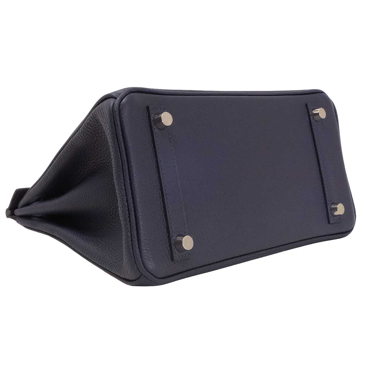 HERMES Handbag Birkin25 Bleu Nuit Veau Togo Silver HW Stamp K[BRAND NEW][Authentic]