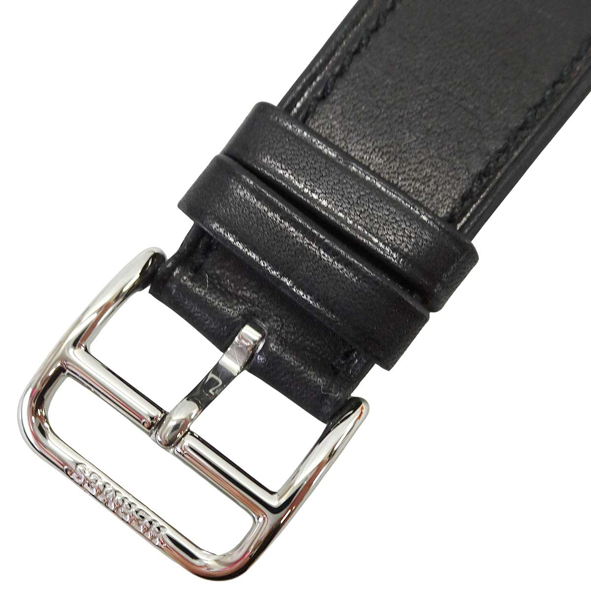 HERMES Watches Cape Cod Automatic GM 37 mm Double Tour cc1.710.224 Noir (Black) Veau Barenia/Stainless steel Silver HW Stamp W W055642WW00[EXCELLENT][Authentic]