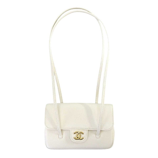 2026 S/S NEW CHANEL Shoulder bag Small Flap Bag COCO Mark Blanc (White)/Bordeaux Shiny Grained Calfskin Gold HW AS6130[BRAND NEW][Authentic]