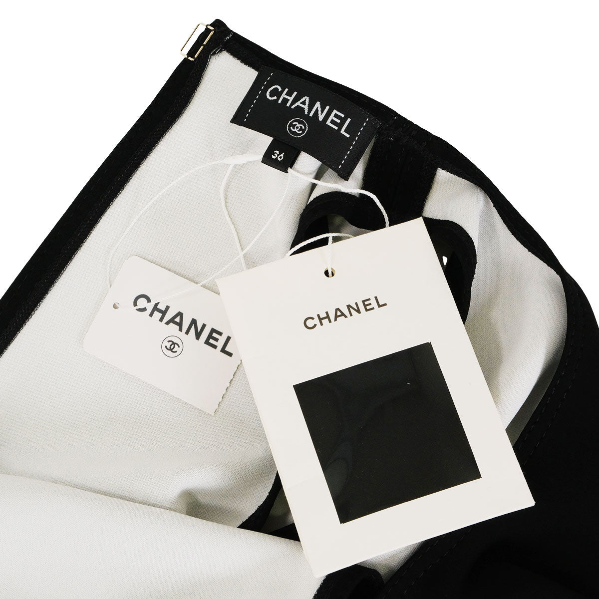 2026SS CHANEL dress Short Dress COCO Mark Noir (Black) Reyon/Polyurethane #36 Champagne Gold HW P81174[BRAND NEW][Authentic]