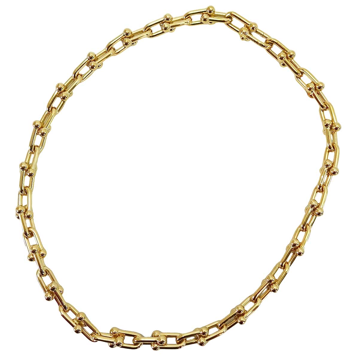 TIFFANY&Co. necklace HardWear Medium Link Gold K18YG 70751119[BRAND NEW][Authentic]