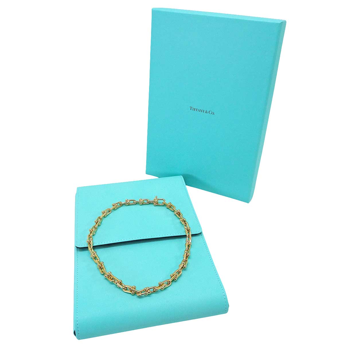 TIFFANY&Co. necklace HardWear Medium Link Gold K18YG 70751119[BRAND NEW][Authentic]