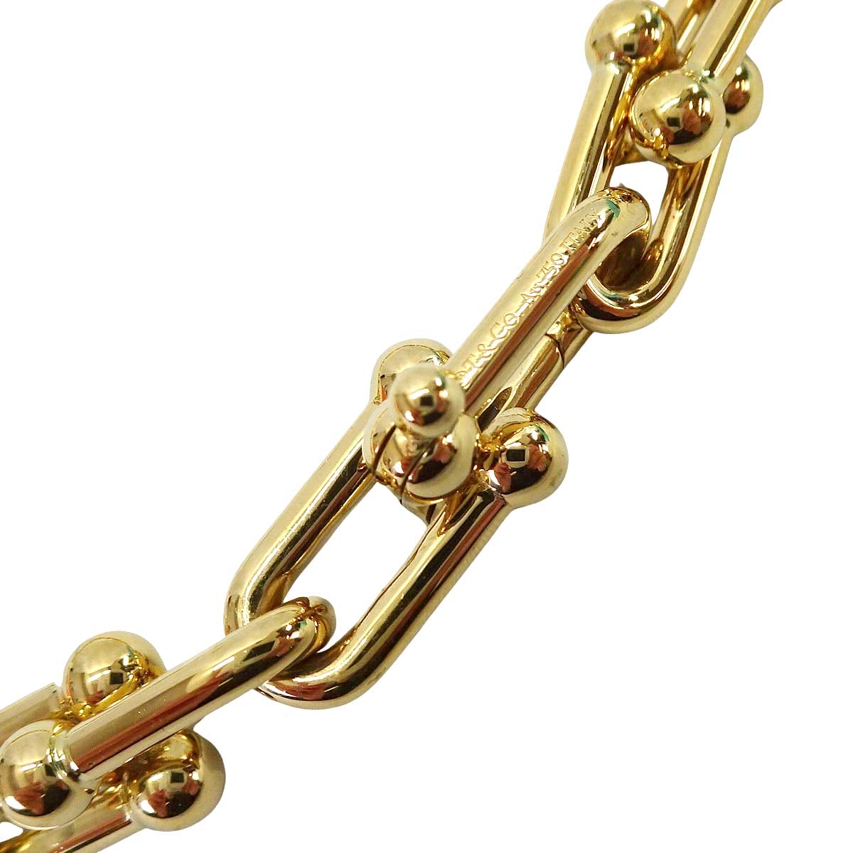TIFFANY&Co. necklace HardWear Medium Link Gold K18YG 70751119[BRAND NEW][Authentic]