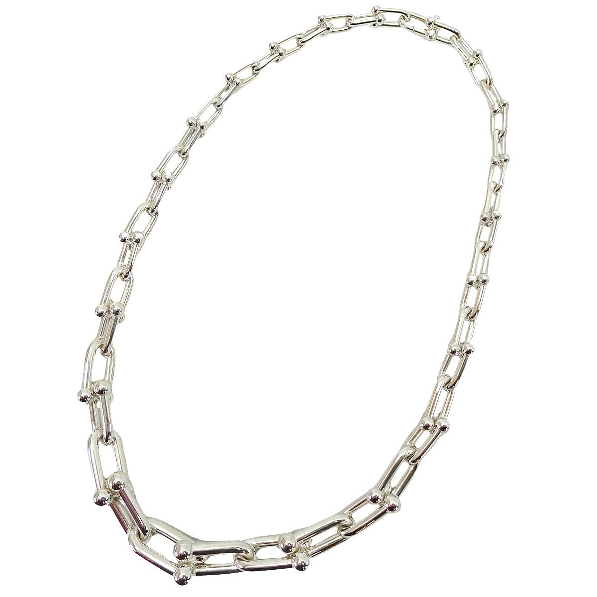 TIFFANY&Co. necklace HardWear Graduated Link Silver Sterling Silver 60153092[EXCELLENT][Authentic]
