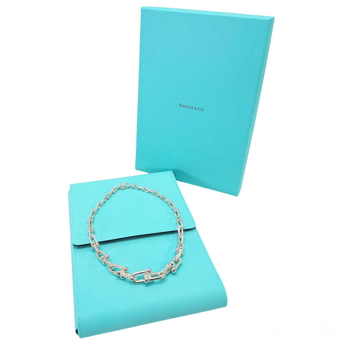 TIFFANY&Co. necklace HardWear Graduated Link Silver Sterling Silver 60153092[EXCELLENT][Authentic]