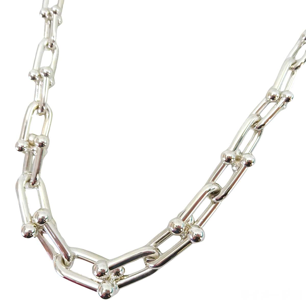TIFFANY&Co. necklace HardWear Graduated Link Silver Sterling Silver 60153092[EXCELLENT][Authentic]