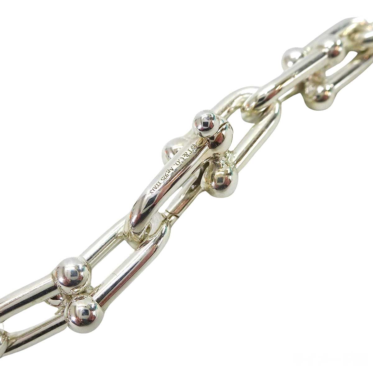 TIFFANY&Co. necklace HardWear Graduated Link Silver Sterling Silver 60153092[EXCELLENT][Authentic]