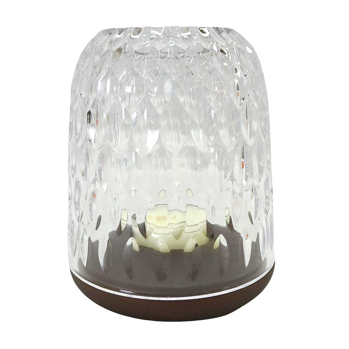 Saint Louis Interior Folia Candle HolderBrown Crystal 15063700[BRAND NEW][Authentic]
