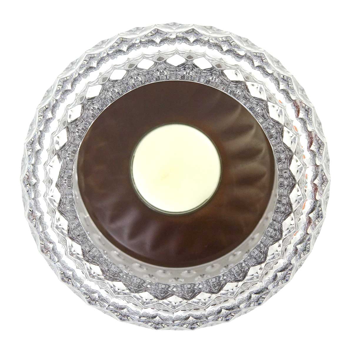 Saint Louis Interior Folia Candle HolderBrown Crystal 15063700[BRAND NEW][Authentic]