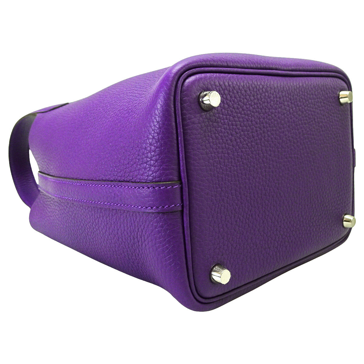 HERMES Handbag Picotin Lock 18 PM Purple Taurillon Clemence Silver HW Stamp G[BRAND NEW][Authentic]