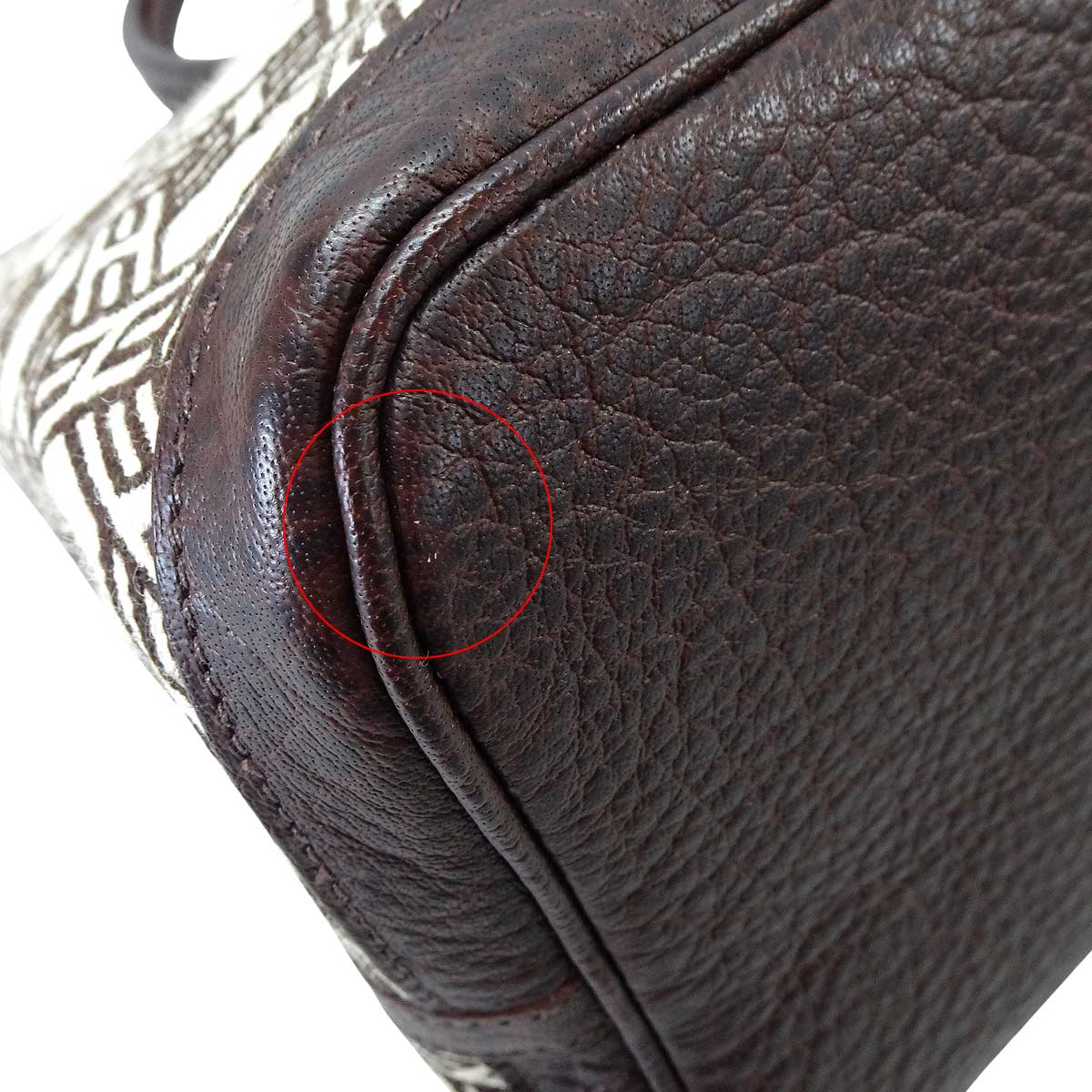 [Pre-loved] HERMES tote bag Garden Party 36 PM Ebene Toile So H/Buffle Skipper Silver HW Stamp □K[LIKE NEW][Authentic]