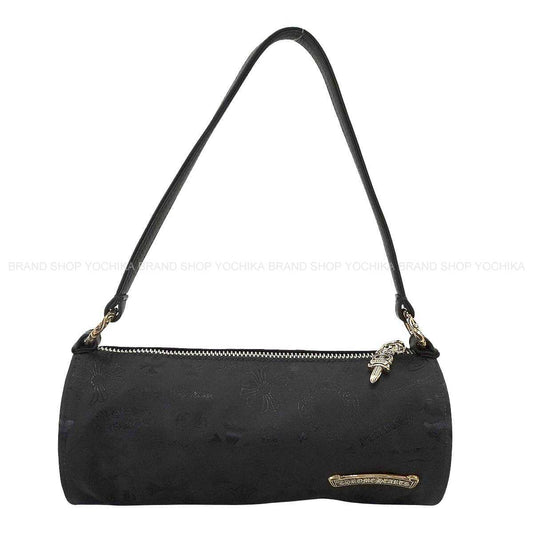 CHROME HEARTS Shoulder bag Monogram Pouch Noir (Black) Nylon/Cow Leather/Silver925 (SV925 Ag925)[EXCELLENT][Authentic]