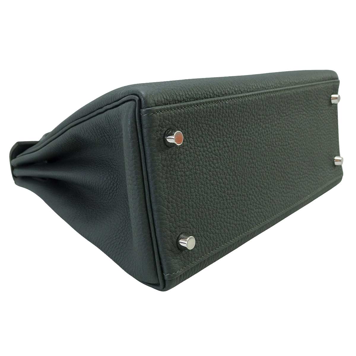 HERMES Shoulder bag Kelly28 Retourne Vert Mangrove Veau Togo Silver HW Stamp K[BRAND NEW][Authentic]