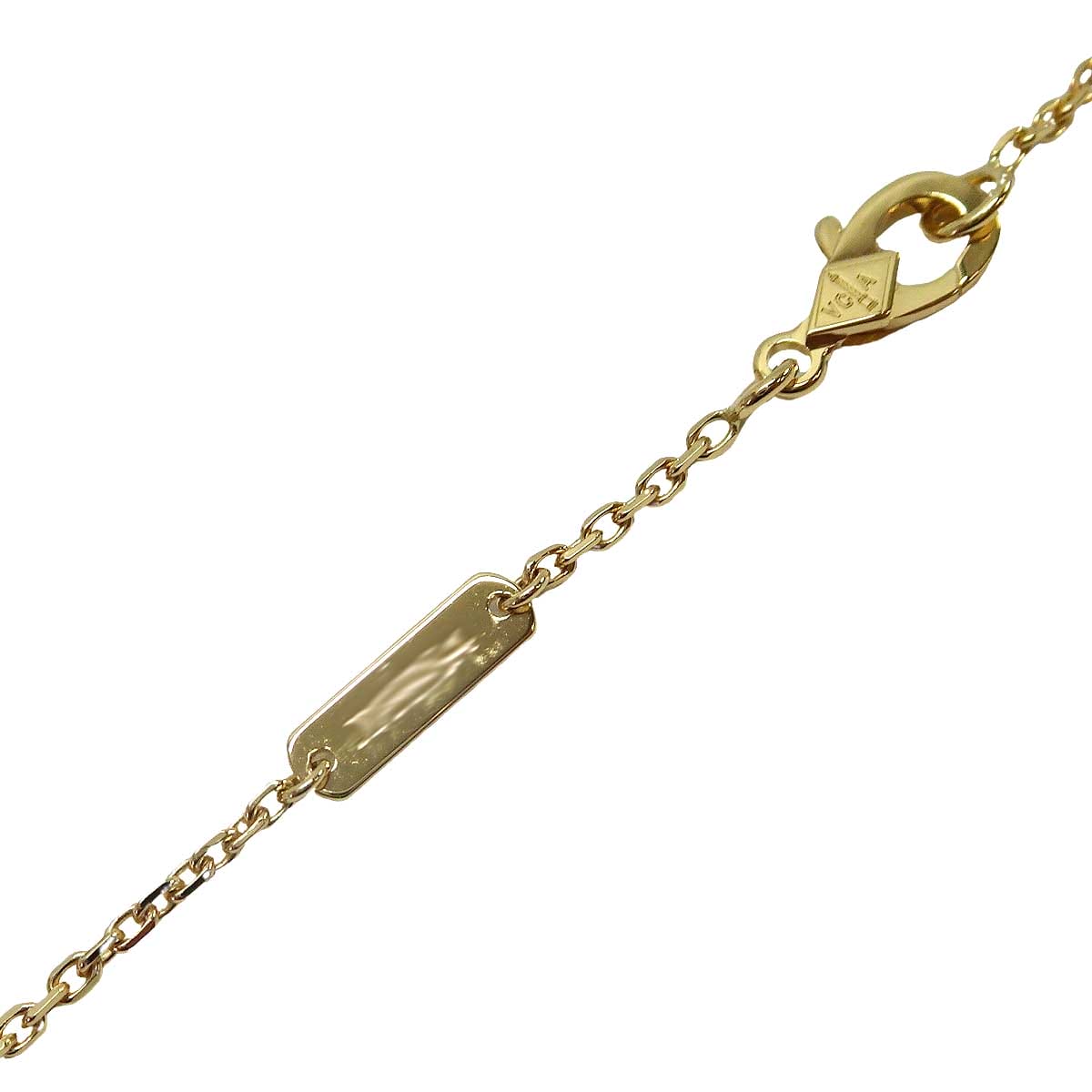 Van Cleef & Arpels necklace Forsa Chain 42cm Pendant Gold K18YG VCARO3YJ00[EXCELLENT][Authentic]