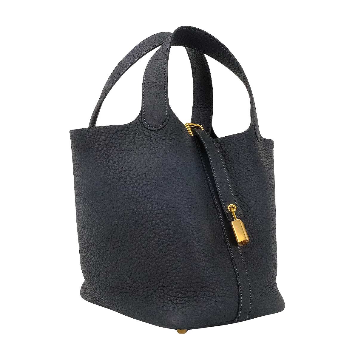 HERMES Handbag Picotin Lock 18 PM Caban Taurillon Clemence Gold HW Stamp G[BRAND NEW][Authentic]
