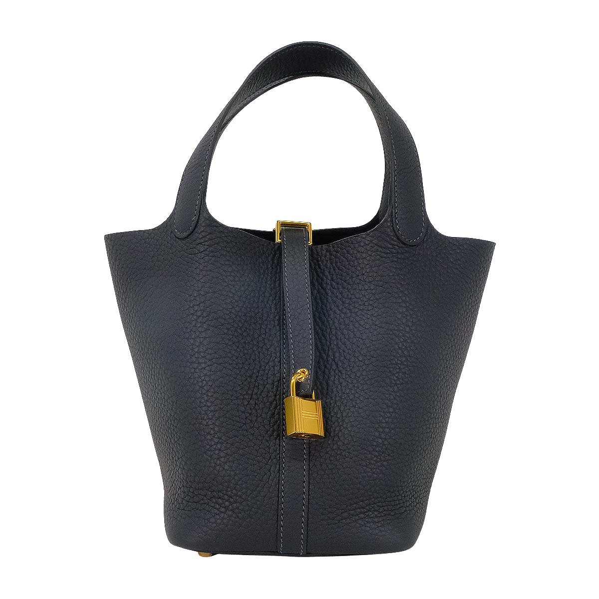 HERMES Handbag Picotin Lock 18 PM Caban Taurillon Clemence Gold HW Stamp G[BRAND NEW][Authentic]