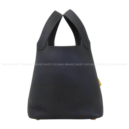 HERMES Handbag Picotin Lock 18 PM Caban Taurillon Clemence Gold HW Stamp G[BRAND NEW][Authentic]