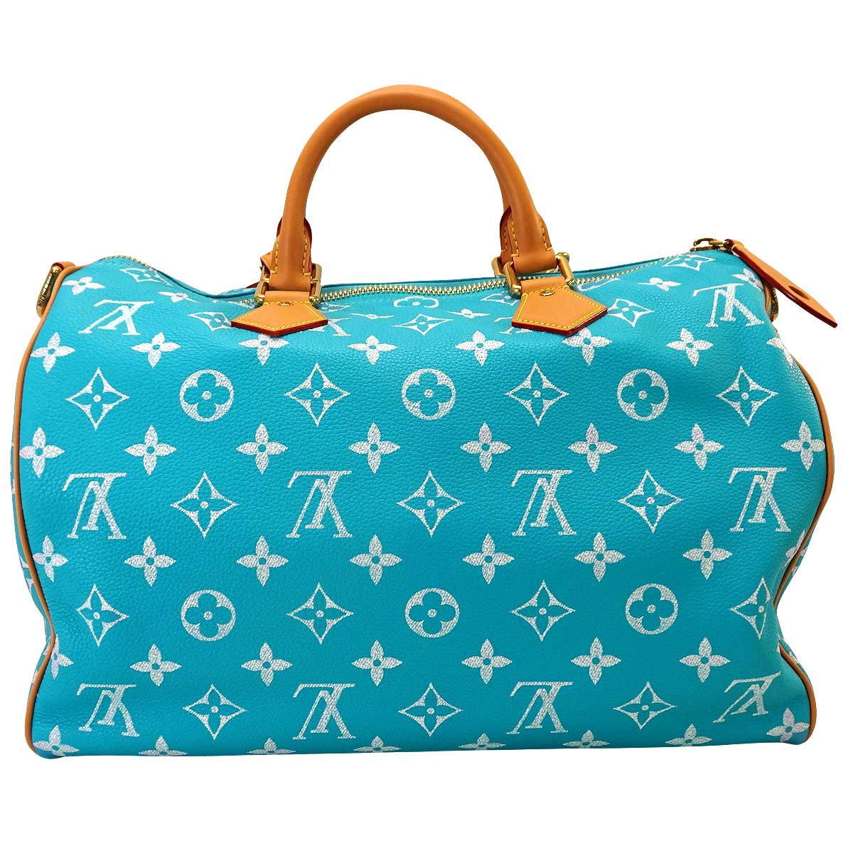 2024SS LOUIS VUITTON Boston bag Speedy P9 Bandouliere 40Turquoise Calf Leather/lamb Leather Gold HW M11564[EXCELLENT][Authentic]