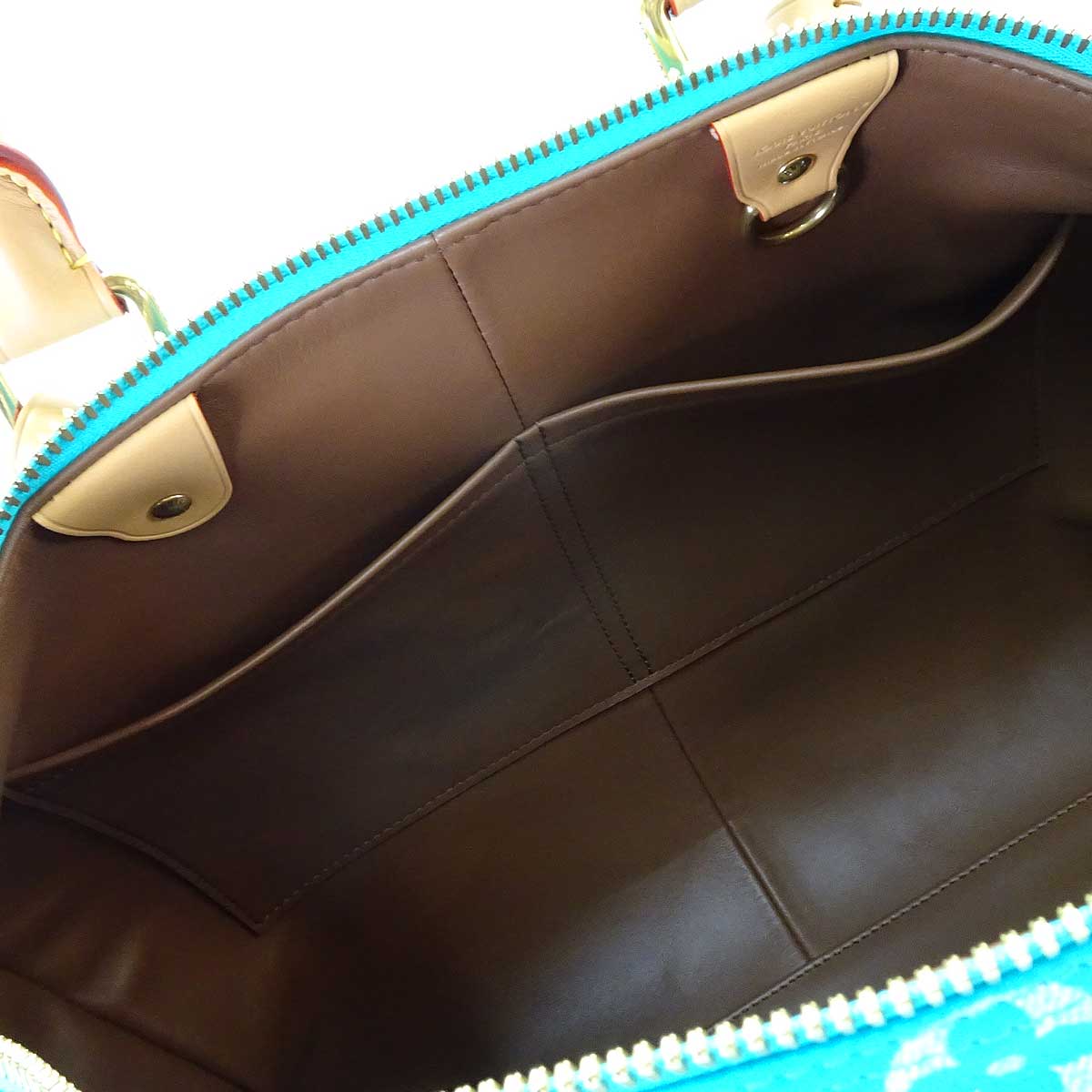 2024SS LOUIS VUITTON Boston bag Speedy P9 Bandouliere 40Turquoise Calf Leather/lamb Leather Gold HW M11564[EXCELLENT][Authentic]