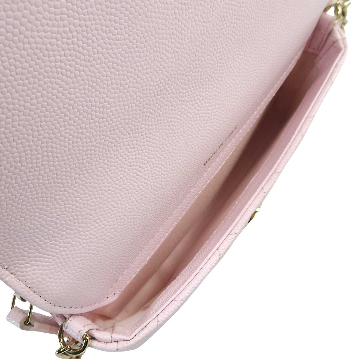 [Pre-loved] CHANEL Shoulder bag Chain Matelasse COCO Phone CaseBaby Pink Graind Calf(Caviarskin) Champagne Gold HW AP2096[LIKE NEW][Authentic]