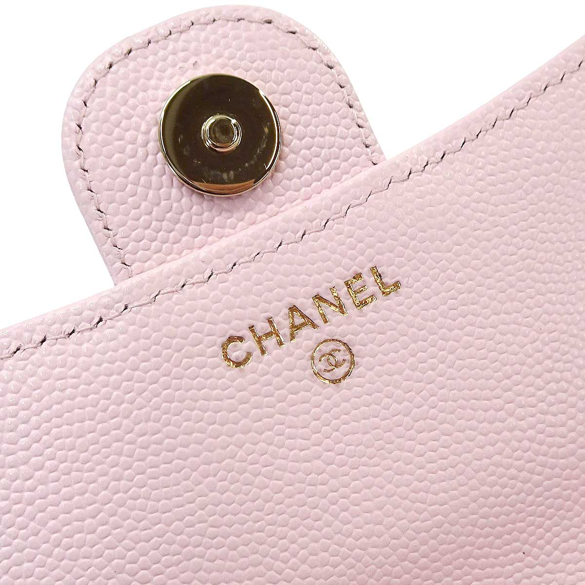[Pre-loved] CHANEL Shoulder bag Chain Matelasse COCO Phone CaseBaby Pink Graind Calf(Caviarskin) Champagne Gold HW AP2096[LIKE NEW][Authentic]