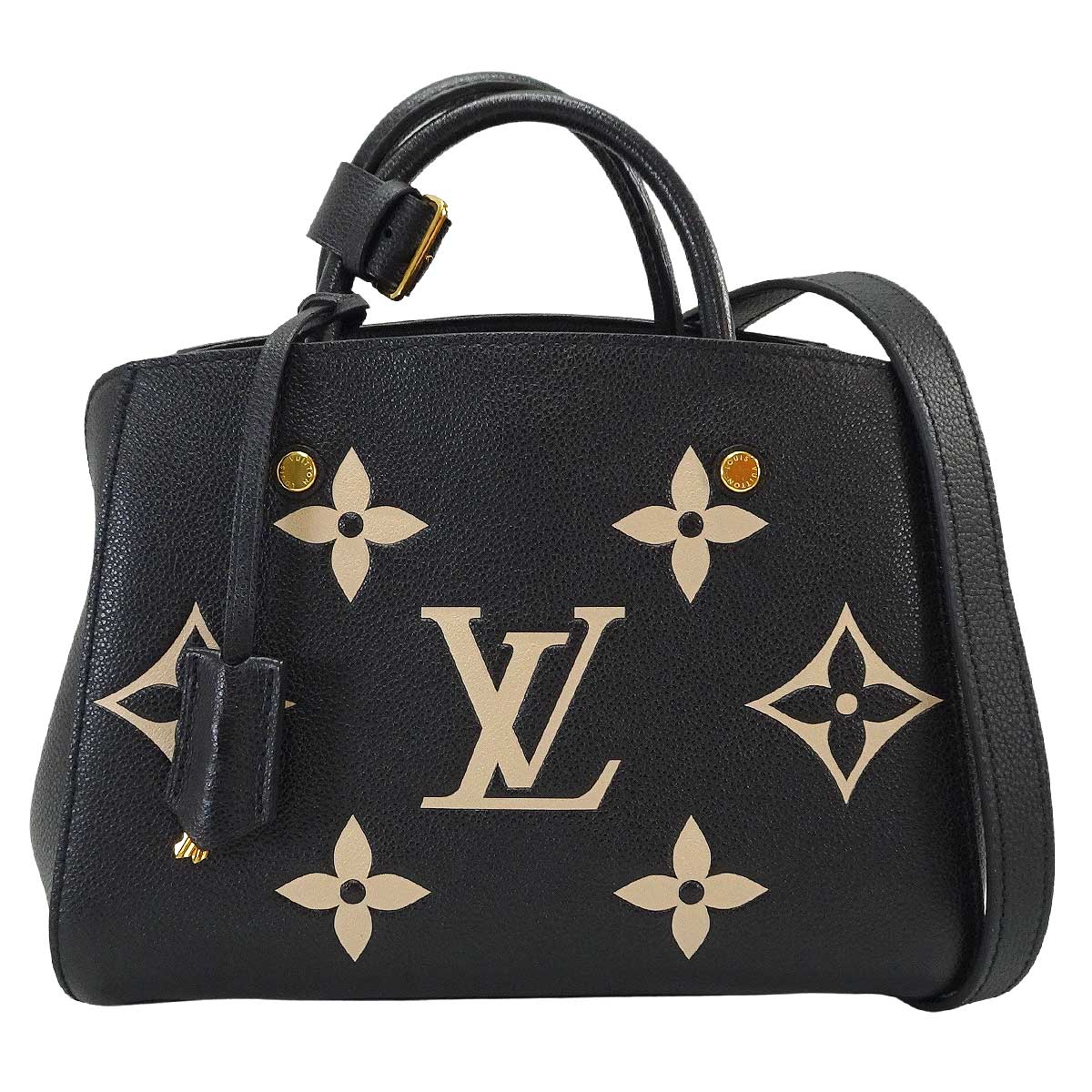 Pre-loved] LOUIS VUITTON Shoulder bag Hand MontaigneBB 2way Noir