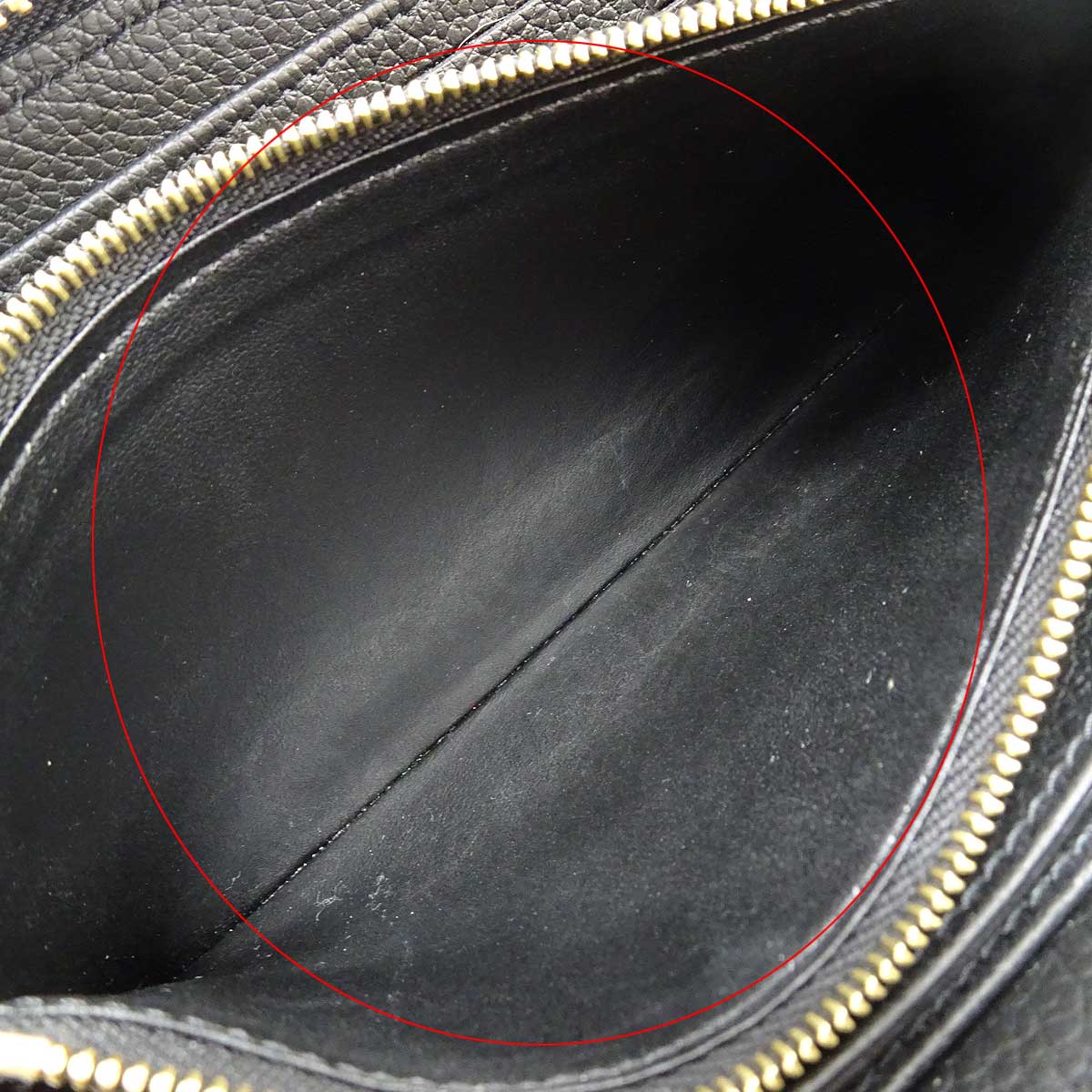 [Pre-loved] LOUIS VUITTON long wallet Zippy Wallet Noir (Black)/Beige Monogram Empreinte Gold HW M80481[LIKE NEW][Authentic]