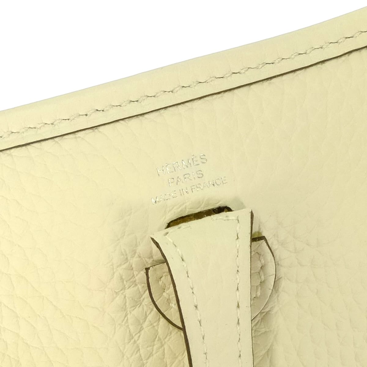 HERMES Shoulder bag Evelyne 16 TPM Cream Taurillon Clemence Silver HW Stamp K[BRAND NEW][Authentic]