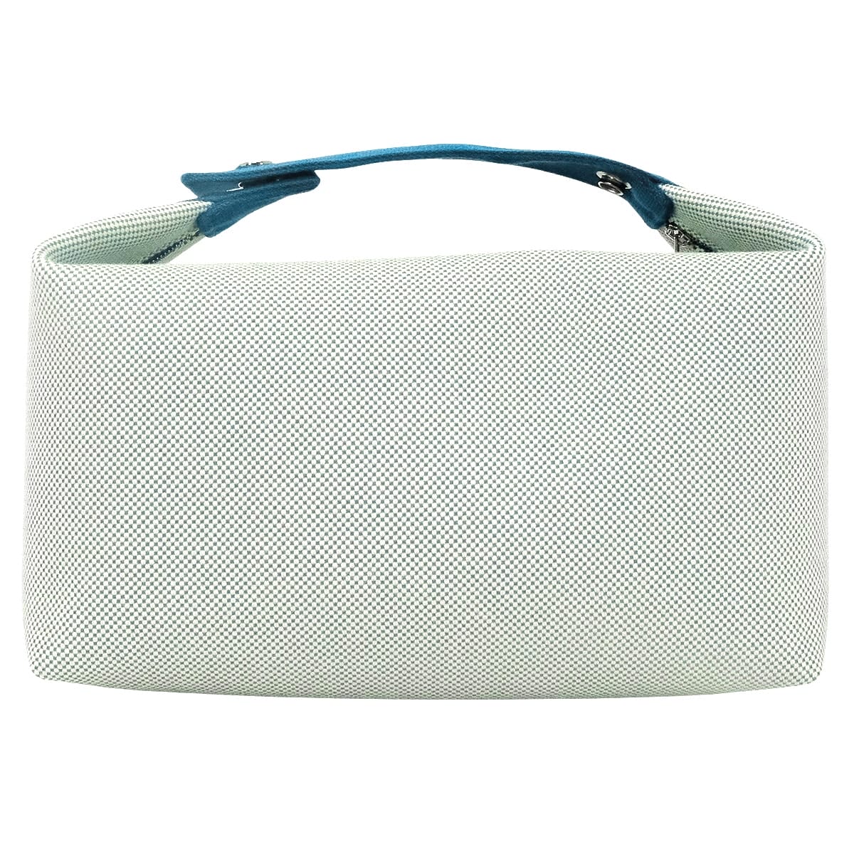 HERMES Handbag Bride a Brac GM CabrioleBleu Nattier Toile H Silver HW[BRAND NEW][Authentic]