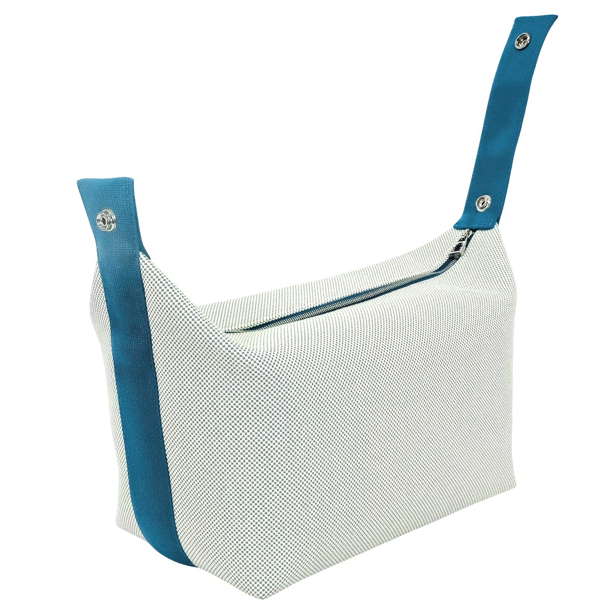 HERMES Handbag Bride a Brac GM CabrioleBleu Nattier Toile H Silver HW[BRAND NEW][Authentic]